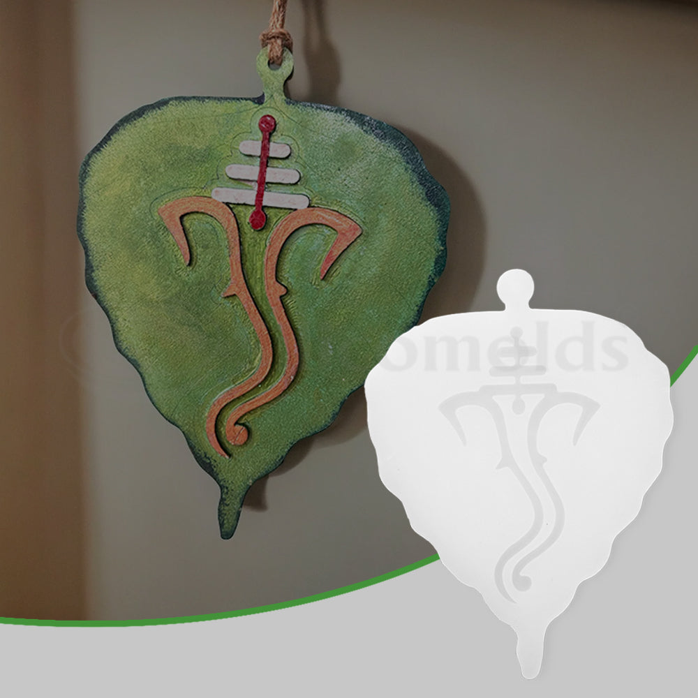 SILICOMOLDS-8 " Leaf Ganesh Molds-URP305RM